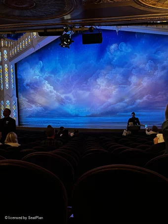 Eugene O'Neill Theatre Orchestra R24 view from seat photo