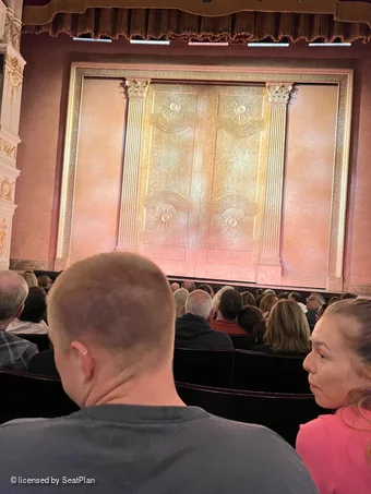 Garrick Theatre Stalls H10 view from seat photo