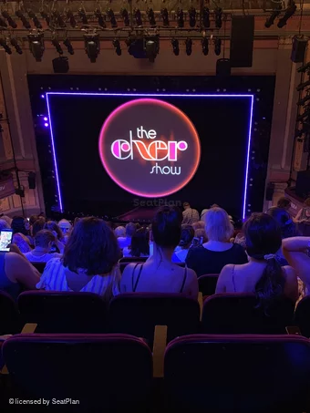 Neil Simon Theatre Mezzanine P121 view from seat photo