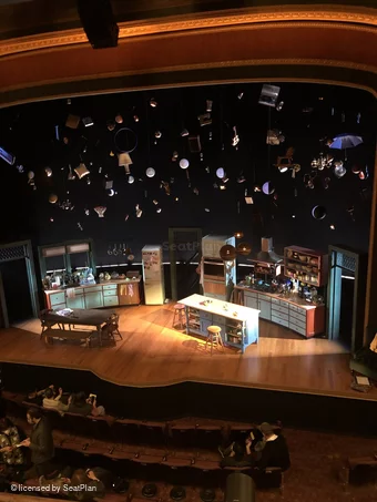 Todd Haimes Theatre Mezzanine A114 view from seat photo