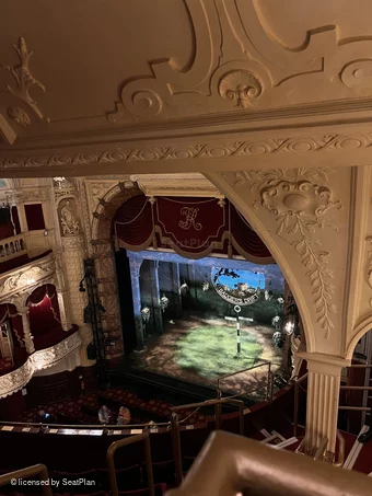 Richmond Theatre Upper Circle Platform A1 view from seat photo