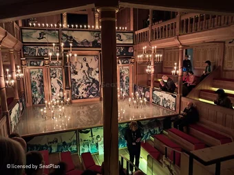 Sam Wanamaker Playhouse Playhouse Lower Gallery C22 view from seat photo