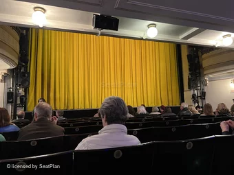 Fortune Theatre Stalls J5 view from seat photo