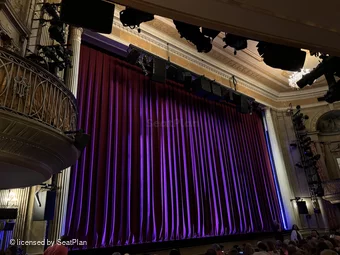 Music Box Theatre Orchestra L19 view from seat photo