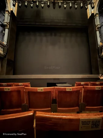 Harold Pinter Theatre Stalls E12 view from seat photo