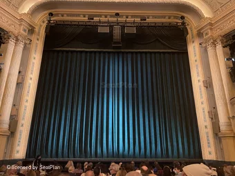 Hudson Theatre Orchestra M108 view from seat photo