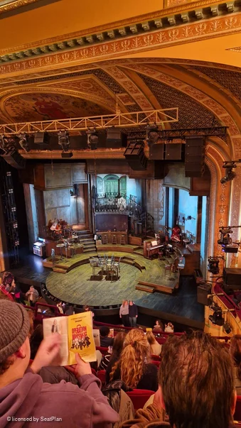 Walter Kerr Theatre Mezzanine H18 view from seat photo