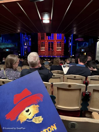 Savoy Theatre Stalls S4 view from seat photo