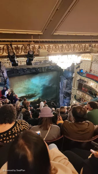 Sondheim Theatre Grand Circle K30 view from seat photo