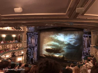 Sondheim Theatre Dress Circle G3 view from seat photo