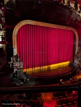 Studio 54 Theatre Front Mezzanine AA5 view from seat photo
