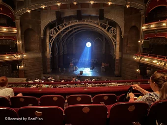 Lyric Theatre Dress Circle D121 view from seat photo