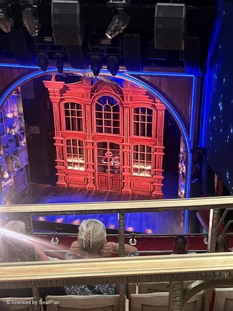 Savoy Theatre Upper Circle G4 view from seat photo
