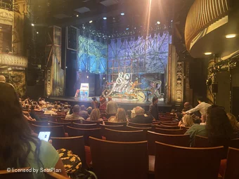 Stephen Sondheim Theatre Orchestra O16 view from seat photo