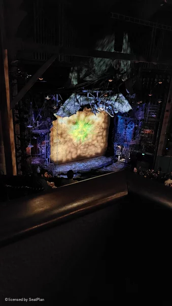 Apollo Victoria Theatre Dress Circle L52 view from seat photo
