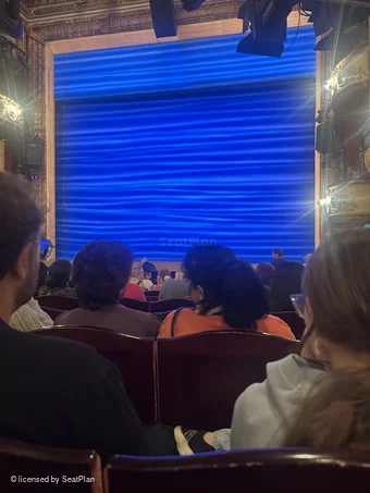 Novello Theatre Stalls P7 view from seat photo