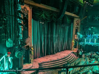 Studio 54 Theatre Front Mezzanine BB13 view from seat photo