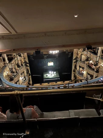 Wyndham's Theatre Grand Circle Standing17 view from seat photo