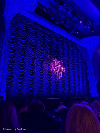 Lunt-Fontanne Theatre Orchestra H13 view from seat photo