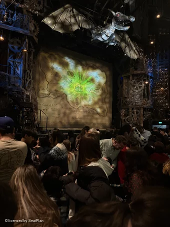 Apollo Victoria Theatre Stalls M40 view from seat photo