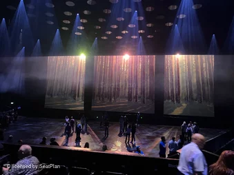 ABBA Arena Block H C23 view from seat photo