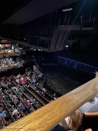 Bridge Theatre Gallery 2 B18 view from seat photo