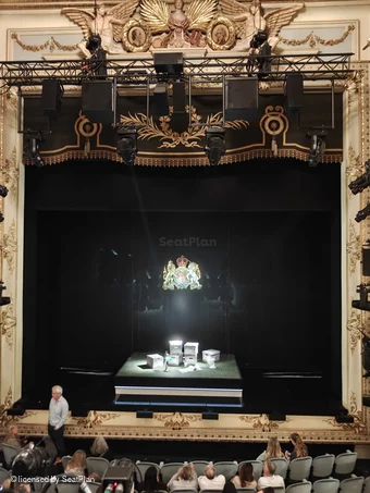 Wyndham's Theatre Royal Circle A15 view from seat photo