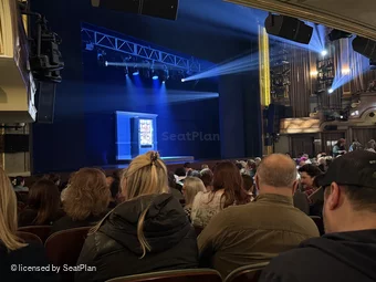 Nederlander Theatre Orchestra M23 view from seat photo