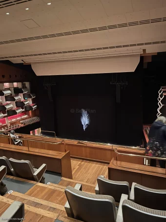 Royal Festival Hall Balcony F6 view from seat photo