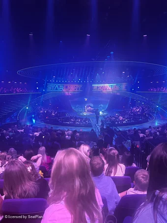 Wembley Park Theatre Locomotive Seats R23 view from seat photo