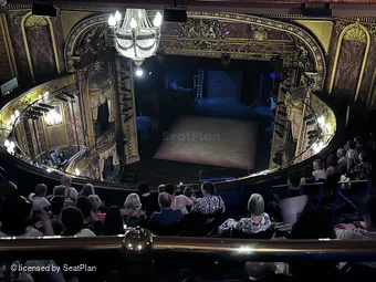 Theatre Royal Haymarket Gallery A1 view from seat photo