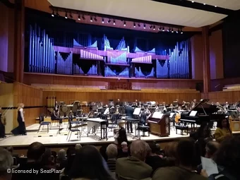 Royal Festival Hall Front Stalls J34 view from seat photo