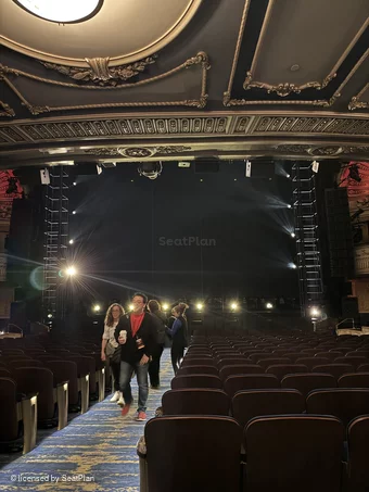 Palace Theatre Orchestra S102 view from seat photo