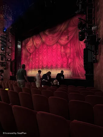 August Wilson Theatre Orchestra H18 view from seat photo
