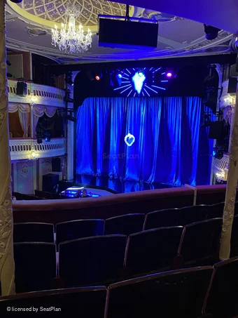 Criterion Theatre Dress Circle E7 view from seat photo