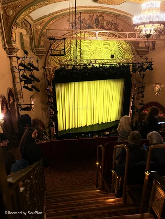 Golden Theatre Rear Mezzanine D127 view from seat photo