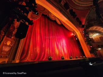 Todd Haimes Theatre Orchestra B7 view from seat photo