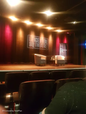 Leicester Square Theatre Stalls D19 view from seat photo