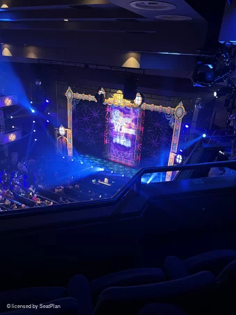 New Victoria Theatre Upper Circle B2 view from seat photo