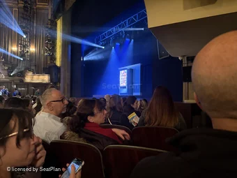 Nederlander Theatre Orchestra G22 view from seat photo