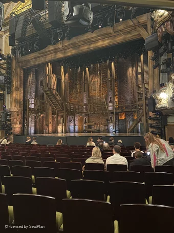 Victoria Palace Theatre Stalls N10 view from seat photo