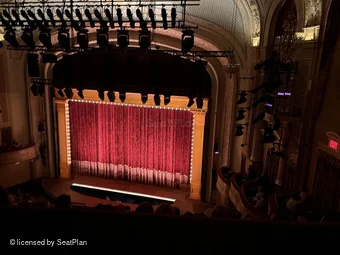 Majestic Theatre Rear Mezzanine A4 view from seat photo