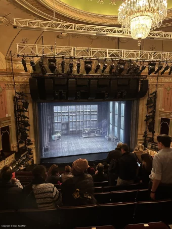 Neil Simon Theatre Mezzanine L103 view from seat photo