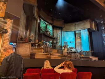 Walter Kerr Theatre Orchestra F7 view from seat photo