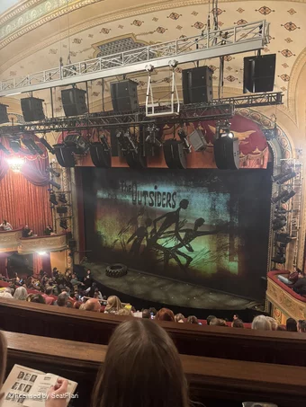 Bernard B. Jacobs Theatre Mezzanine F16 view from seat photo
