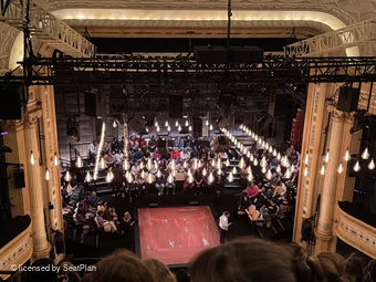Hudson Theatre Balcony H106 view from seat photo