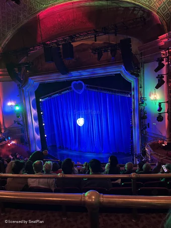 St James Theatre Mezzanine K24 view from seat photo