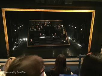 Ambassador Theatre Front Mezzanine C105 view from seat photo