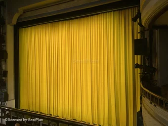 Fortune Theatre Dress Circle B17 view from seat photo