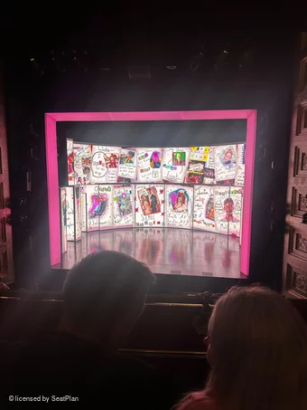 Savoy Theatre Dress Circle B12 view from seat photo